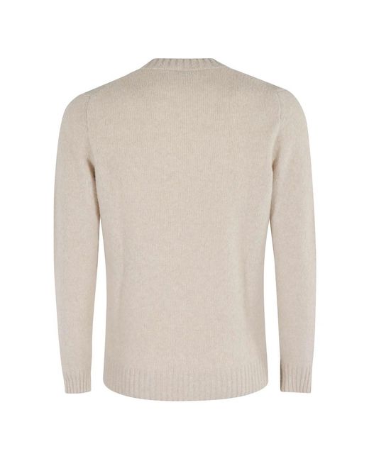 Kangra Natural Round-Neck Knitwear for men