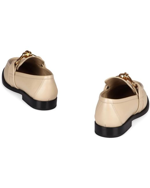 Bottega Veneta Natural Loafers