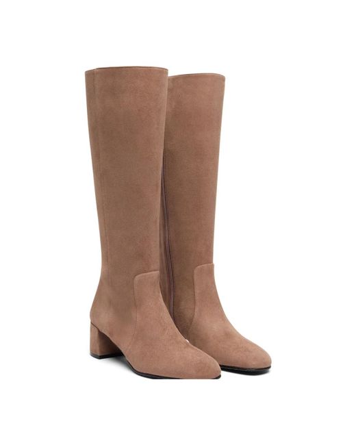 Stuart Weitzman Brown Heeled Boots