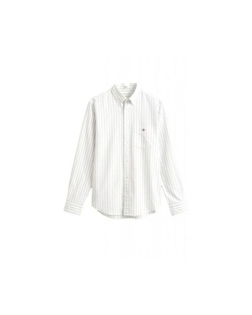 Gant Hemden Casual Hemden in het White voor heren