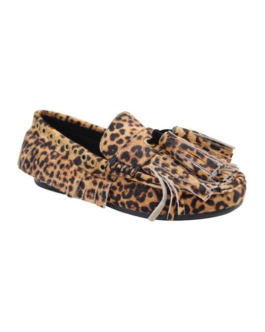Kurt Geiger Brown Boterbloemstraat Mokassin Schuhe
