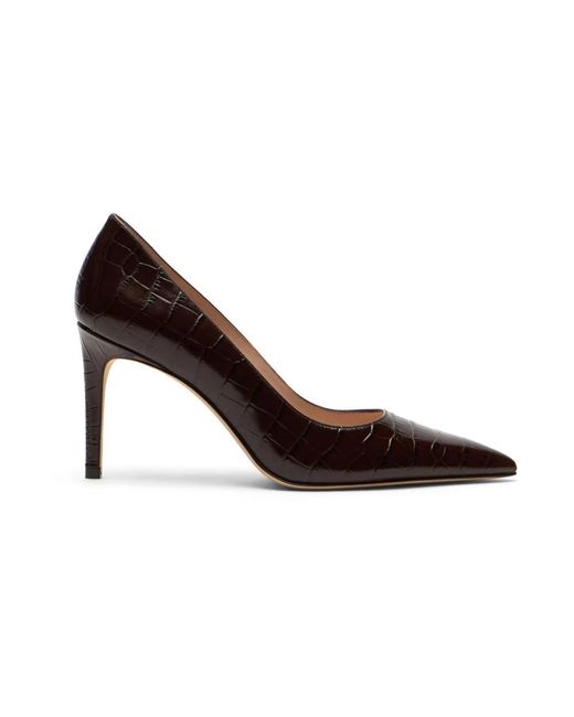Stuart Weitzman Power Pump 85 in het Brown