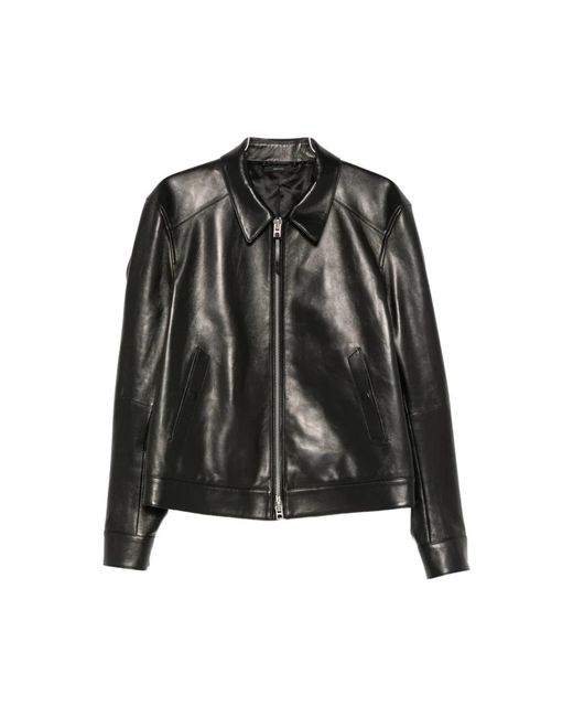 Tom Ford Nappa Grain Leren Bikerjack in het Black voor heren