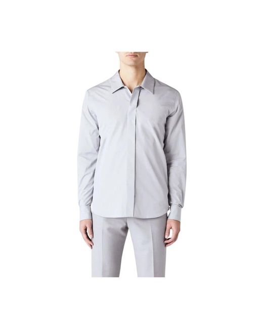 McQueen Casual Shirt in het Blue voor heren