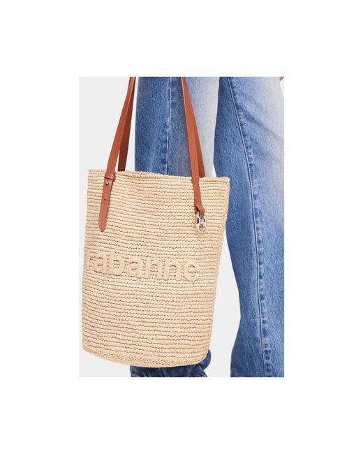 Bags > tote bags Rabanne en coloris Natural
