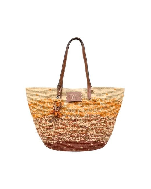 Anya Hindmarch Brown Tote Bags