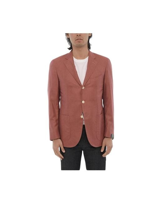 Blazers Corneliani de hombre de color Red