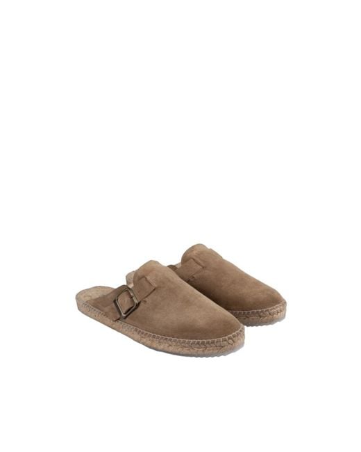 Espadrilles Brown Mules for men