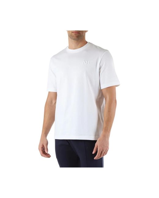Antony Morato T-shirt aus baumwolle mit lockerem schnitt und logo-stickerei in White für Herren