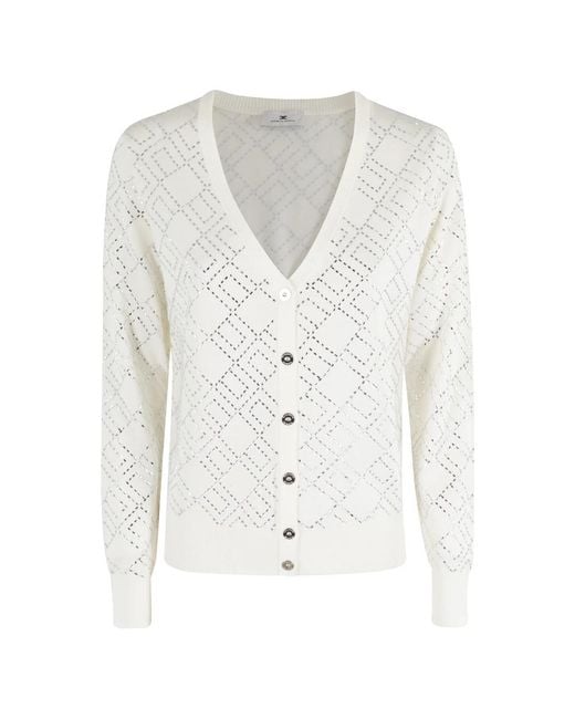 Cardigans di Elisabetta Franchi in White