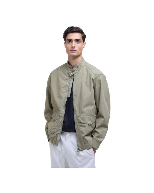 Barbour Green Bomber Jackets for men