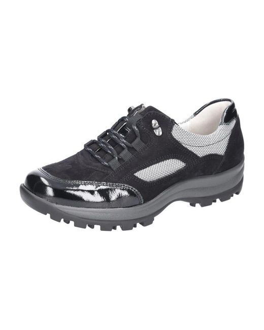 Waldläufer Black Damen Schnürschuh