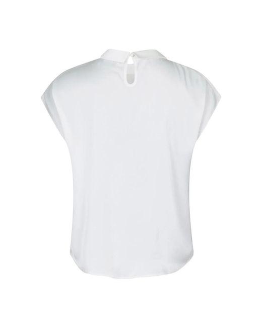 Neo Noir White Blouses