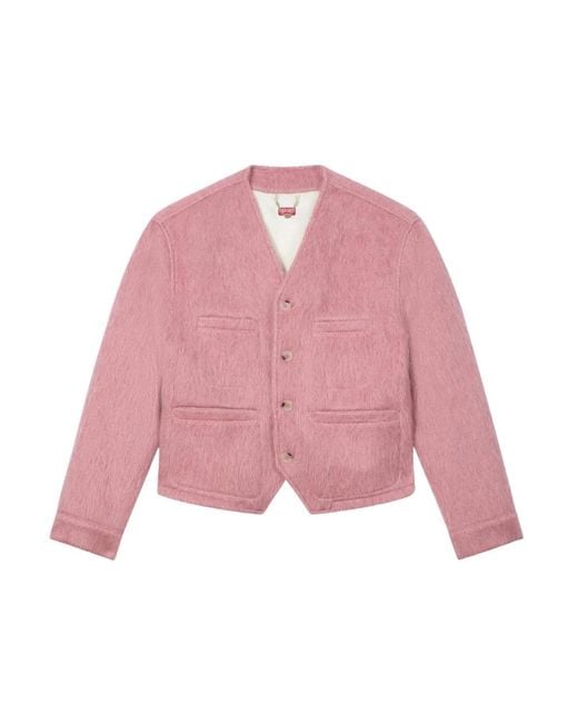 KENZO Pink Light Jackets