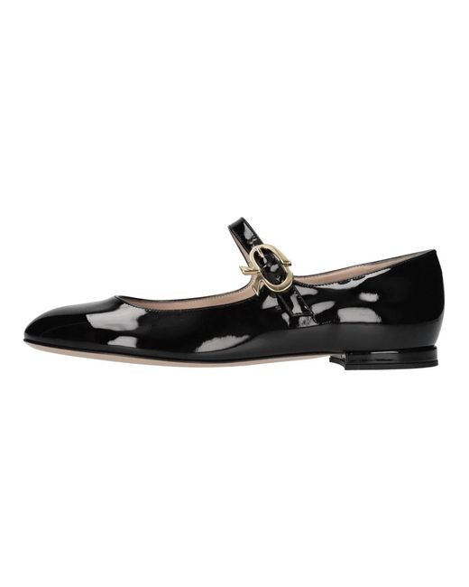 Gianvito Rossi Black Flat Shoes