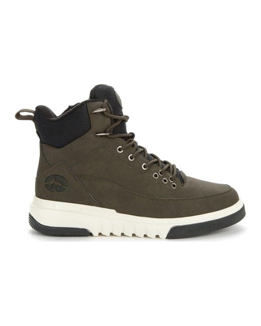 Grunberg Black Lace-Up Boots for men