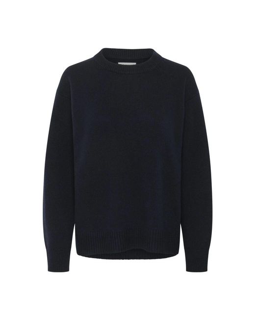 Part Two Blue Round-Neck Knitwear