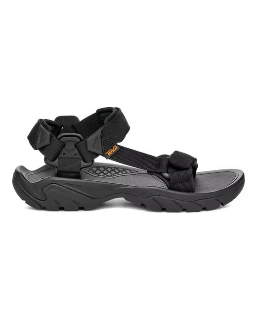 Teva Schoenen ,Zwart ,Comfortabele Herensandaal in het Black voor heren