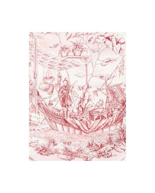 Ferragamo Pink Silky Scarves
