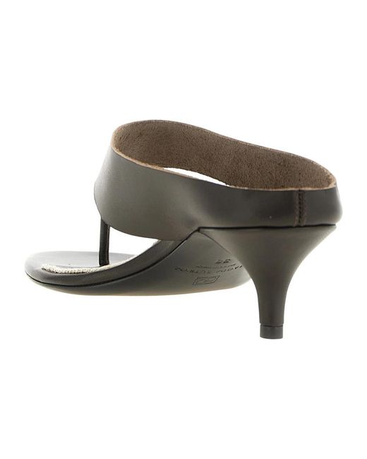 Magda Butrym Black Heeled Mules