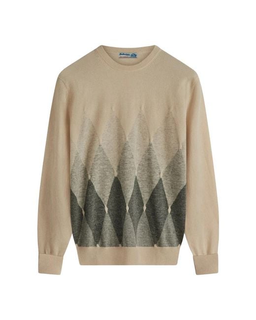 Ballantyne Gray Round-Neck Knitwear for men
