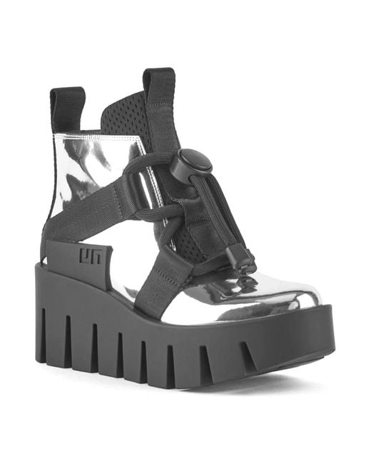 United Nude Black Wedges