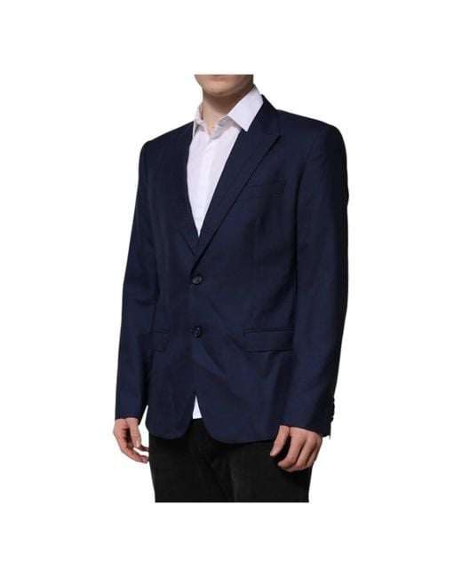 Dolce & Gabbana Blue Blazers for men