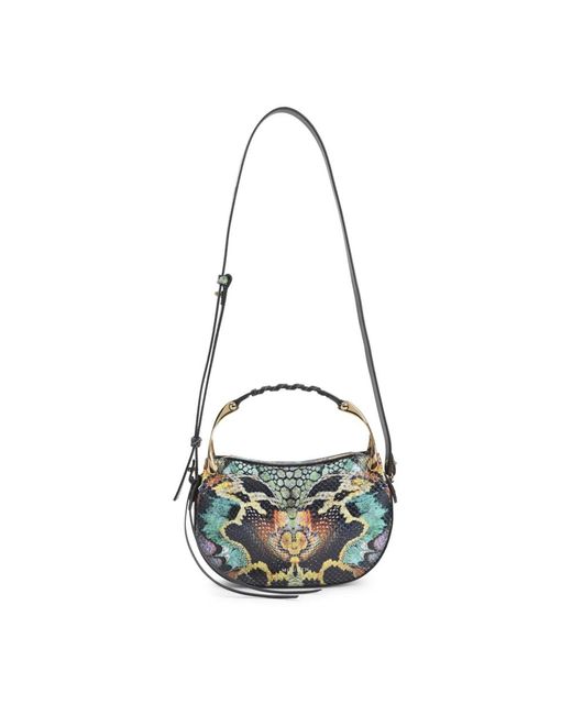 McQueen Metallic Shoulder Bags