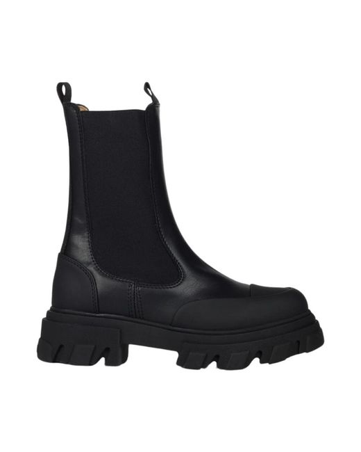 Chelsea Boots Ganni en coloris Black