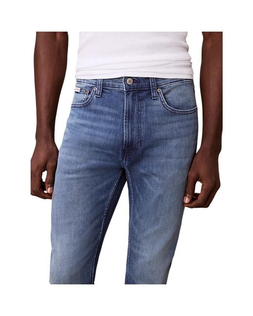 Calvin Klein Blue Straight Fit Jeans for men