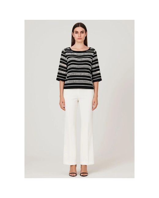 Clips Black Round-Neck Knitwear