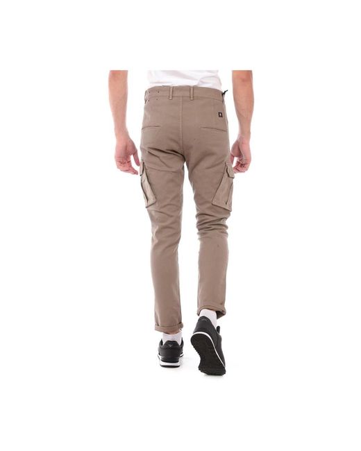 Daniele Alessandrini Gray Slim-Fit Trousers for men