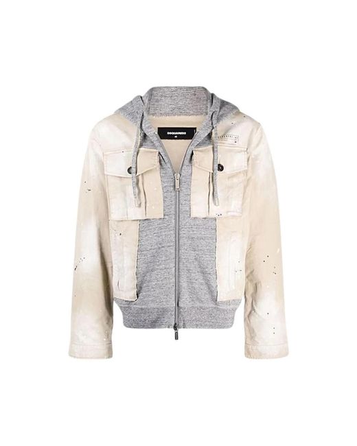 DSquared² White Light Jackets