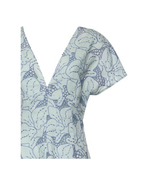 Genny Blue Midi Dresses