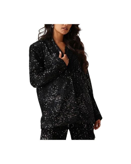 Refined Department Black Schwarzer Eleganter Blazer