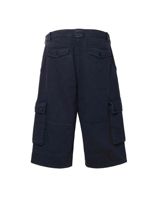 Dolce & Gabbana Cargo bermuda shorts mit plaque in Blue für Herren