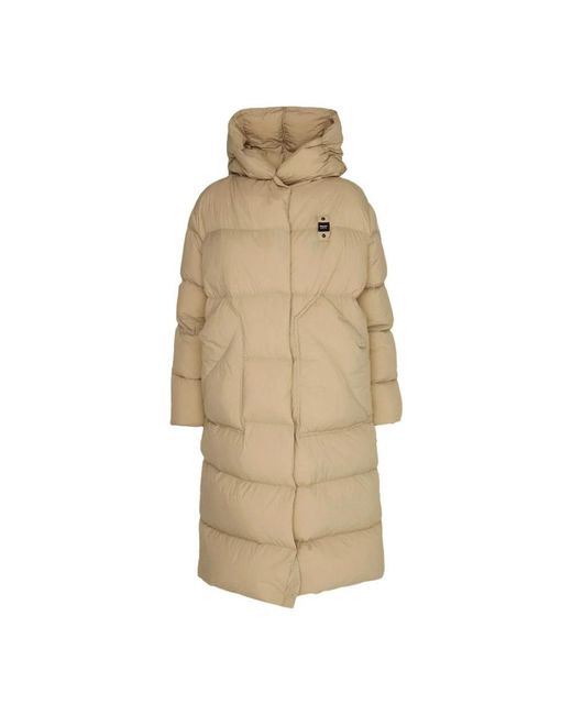 Blauer Jassen ,Nylon Ultra Licht Donzen Jas in het Natural voor heren