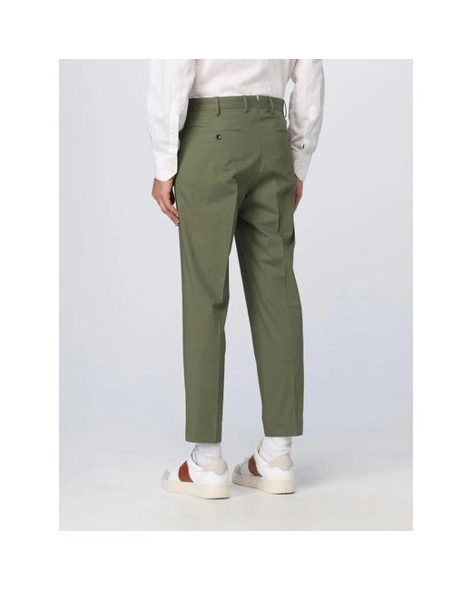 Incotex Grüne Chinos Mit Lockerer Passform in Green für Herren