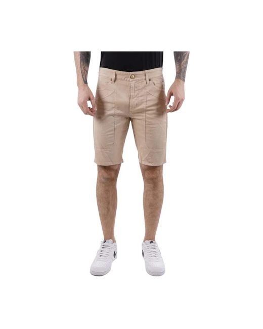 Jeckerson Casual Shorts in het Natural voor heren