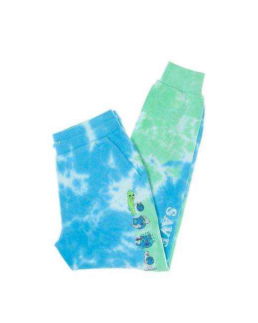 RIPNDIP Blue Sweatpants for men