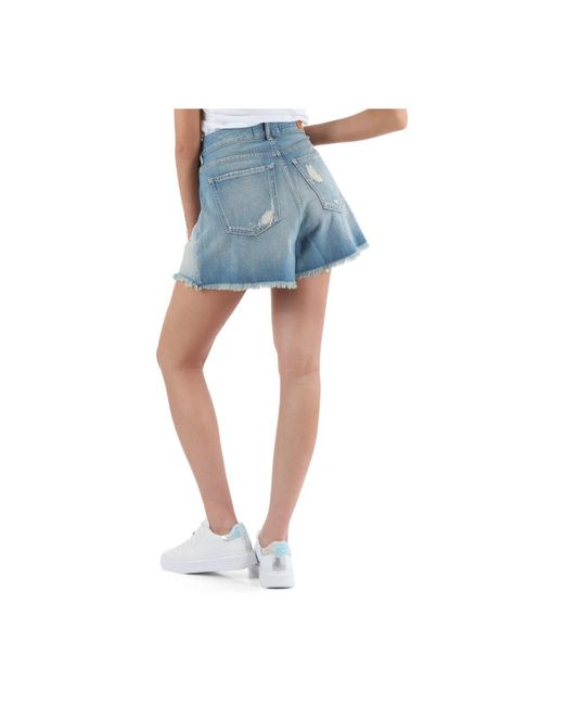 Shorts > denim shorts Replay en coloris Blue