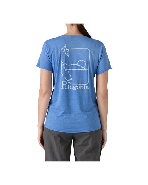 T-Shirts Patagonia en coloris Blue