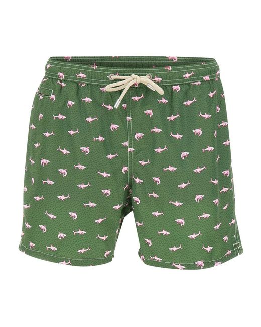 Mc2 Saint Barth Green Beachwear for men