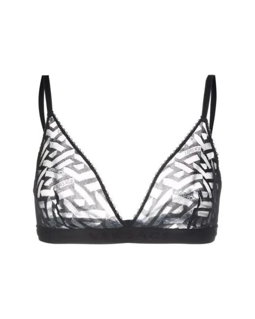 Versace Ondergoed ,Zwart ,Stijlvolle Bra Voor Trendy Looks in het Black