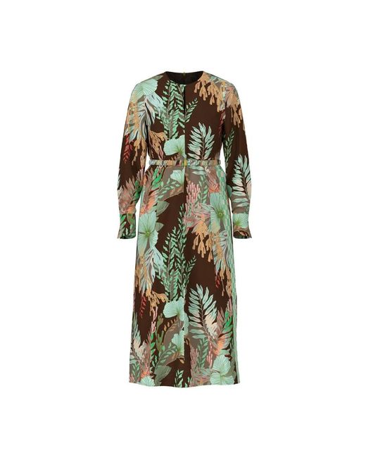 green emerald velvet dress Marc Cain Collections Green Wrap Dress SC 21.31 W35 COL 527 – Izzi of Baslow