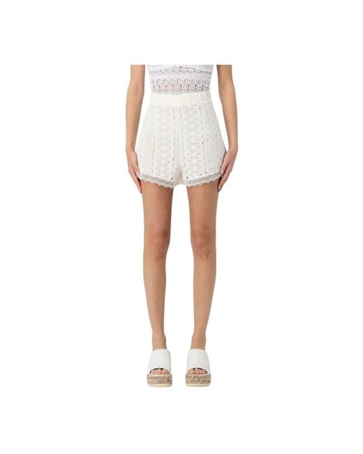 Charo Ruiz White Short Shorts