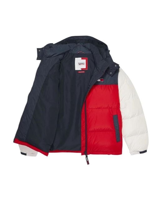 Tommy Hilfiger Red Winter Jackets for men