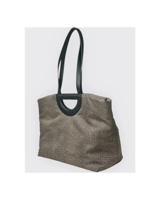 Borbonese Tote Bags in het Gray