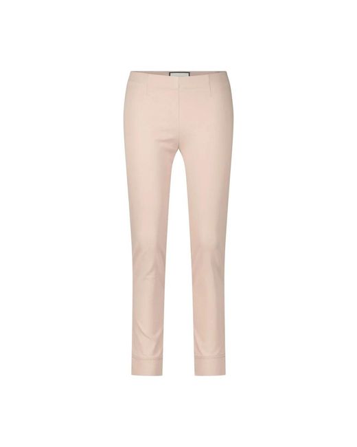 Trousers > slim-fit trousers Seductive en coloris Natural