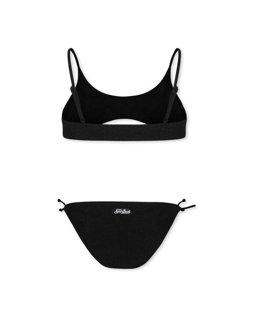 Mc2 Saint Barth Zwarte Bikini Met Verstelbare Bandjes in het Black